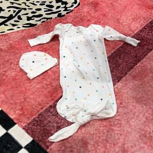 Polka Dot Kids One Piece with Hat